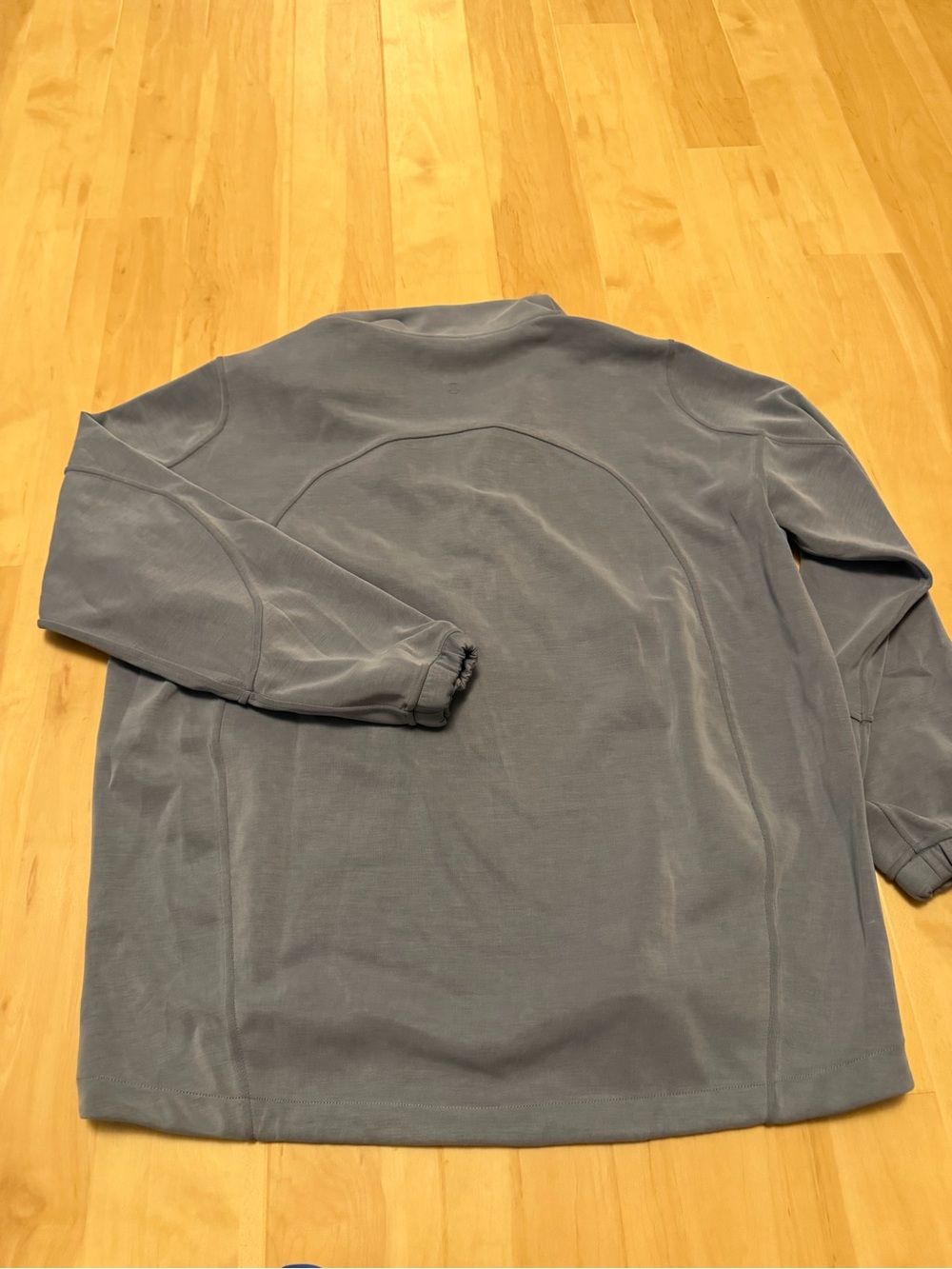 lululemon *LONG softstream* Gray Quarter-Zip Pullover Sweatshirt - Picture 2 of 3